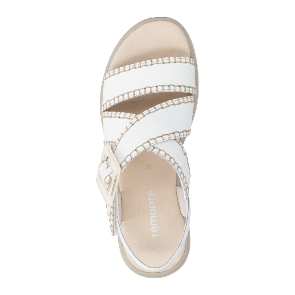 detail Dámské sandály REMONTE D3N51-80 bílá S6