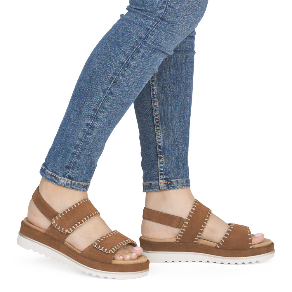 detail Dámské sandály REMONTE D3P50-22 hnědá S6