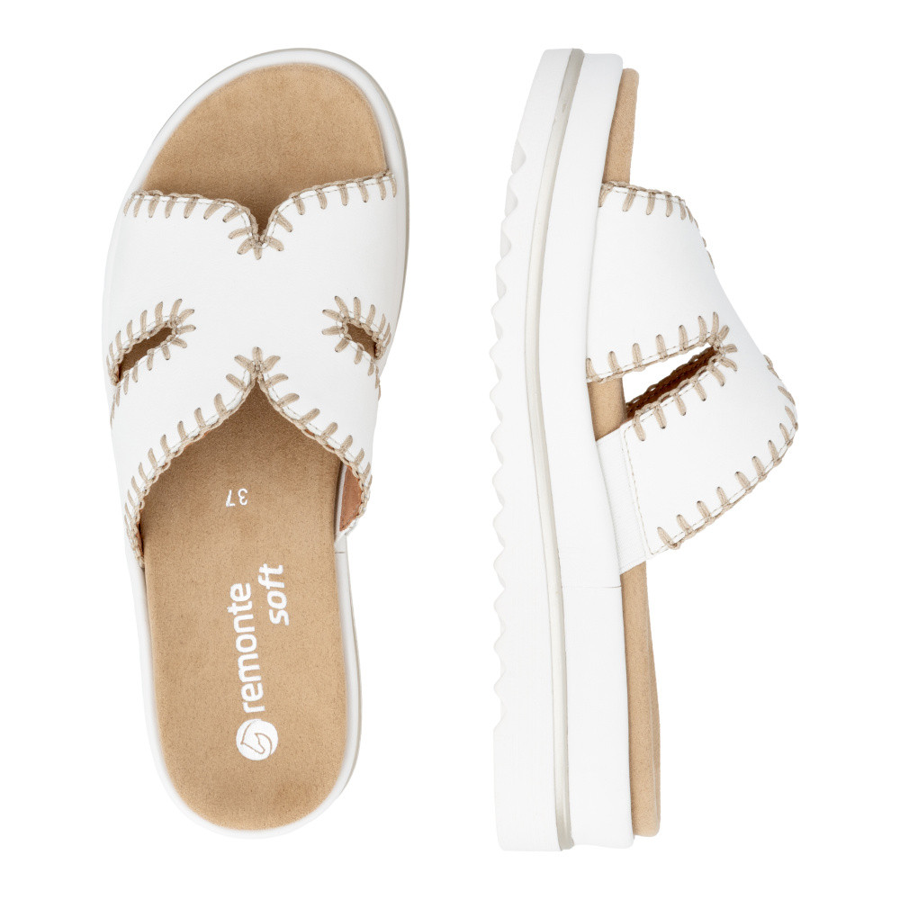 detail Dámské nazouváky REMONTE D3P51-80 bílá S6