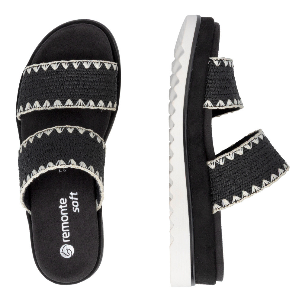 detail Dámské nazouváky REMONTE D3P52-03 černá S6