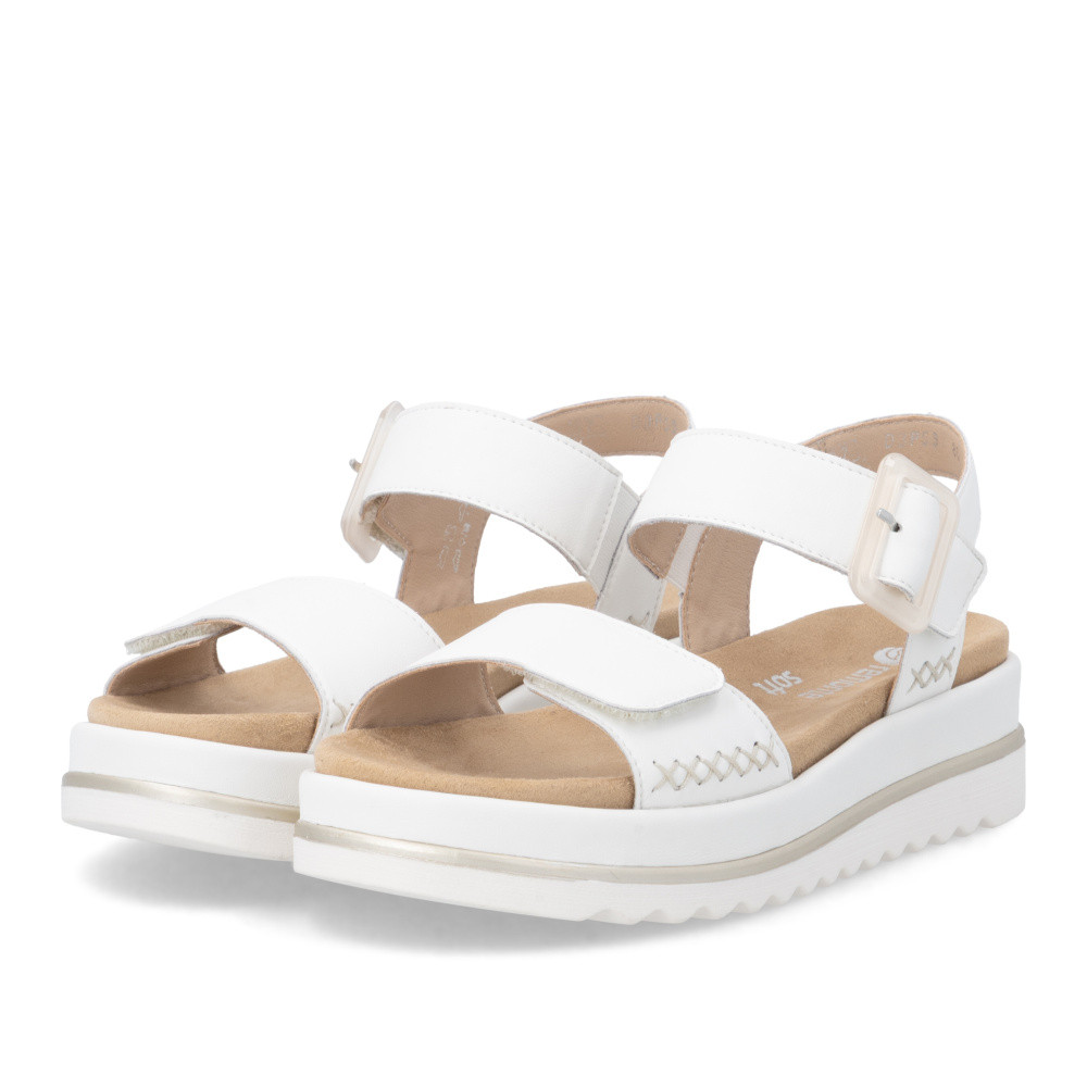 detail Dámské sandály REMONTE D3P53-80 bílá S6