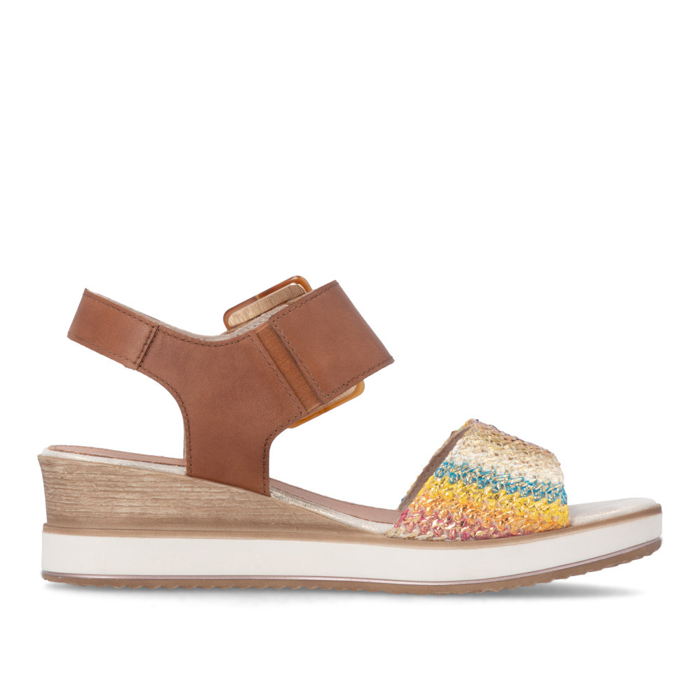 detail Dámské sandály REMONTE D6453-22 hnědá S6