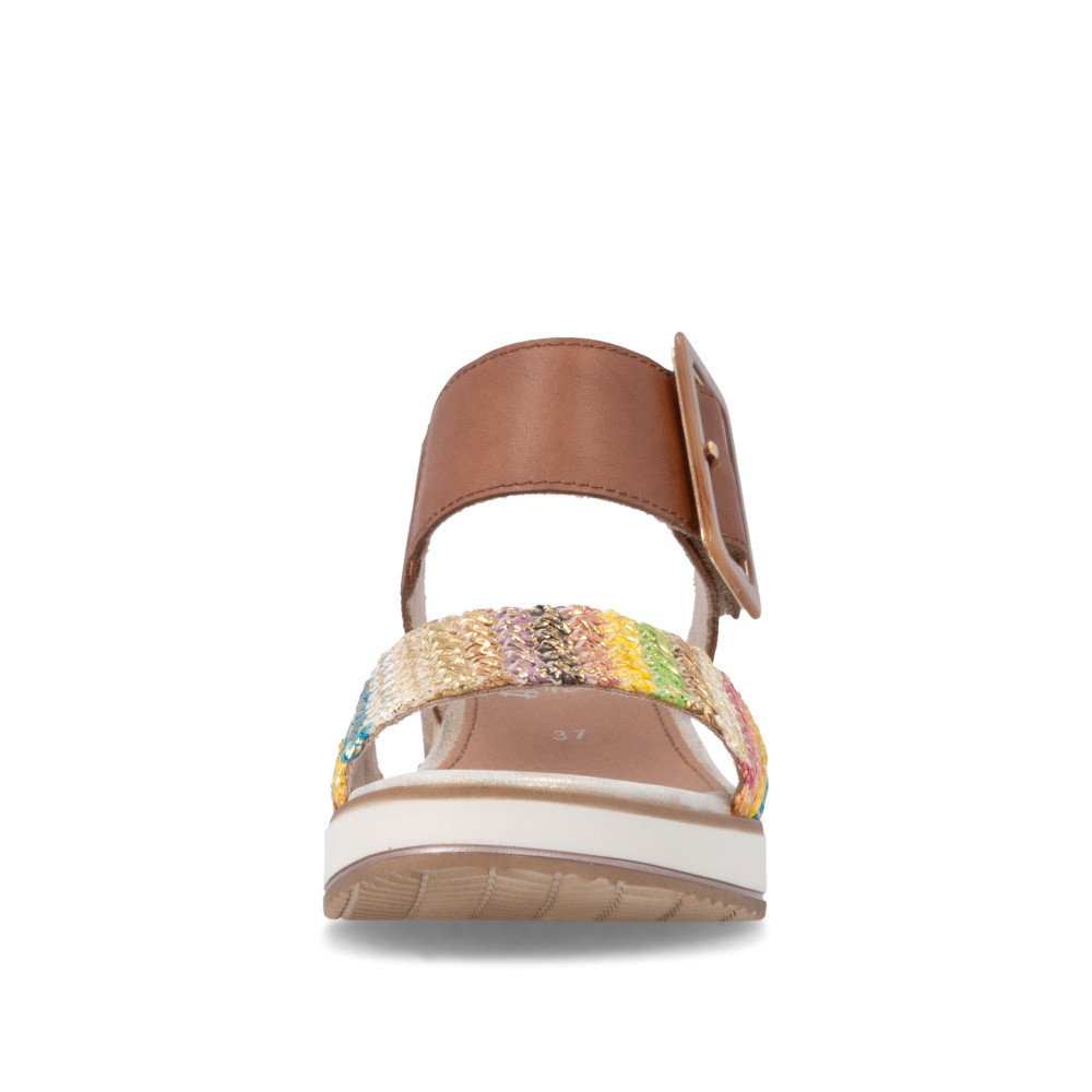 detail Dámské sandály REMONTE D6453-22 hnědá S6