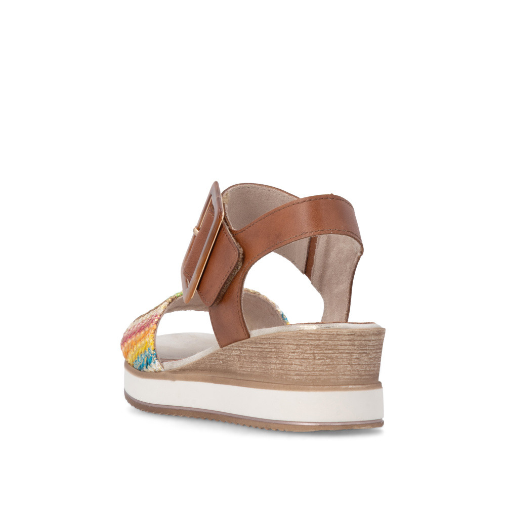 detail Dámské sandály REMONTE D6453-22 hnědá S6