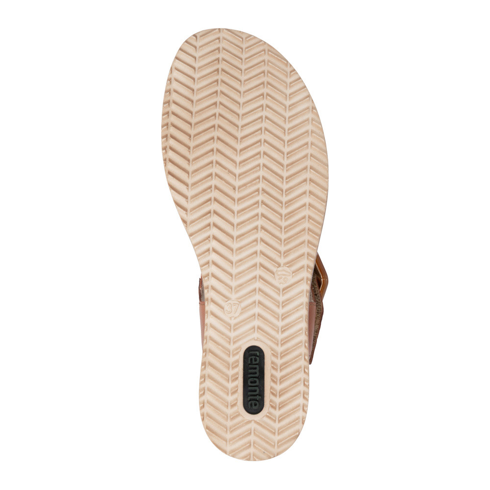 detail Dámské sandály REMONTE D6453-22 hnědá S6