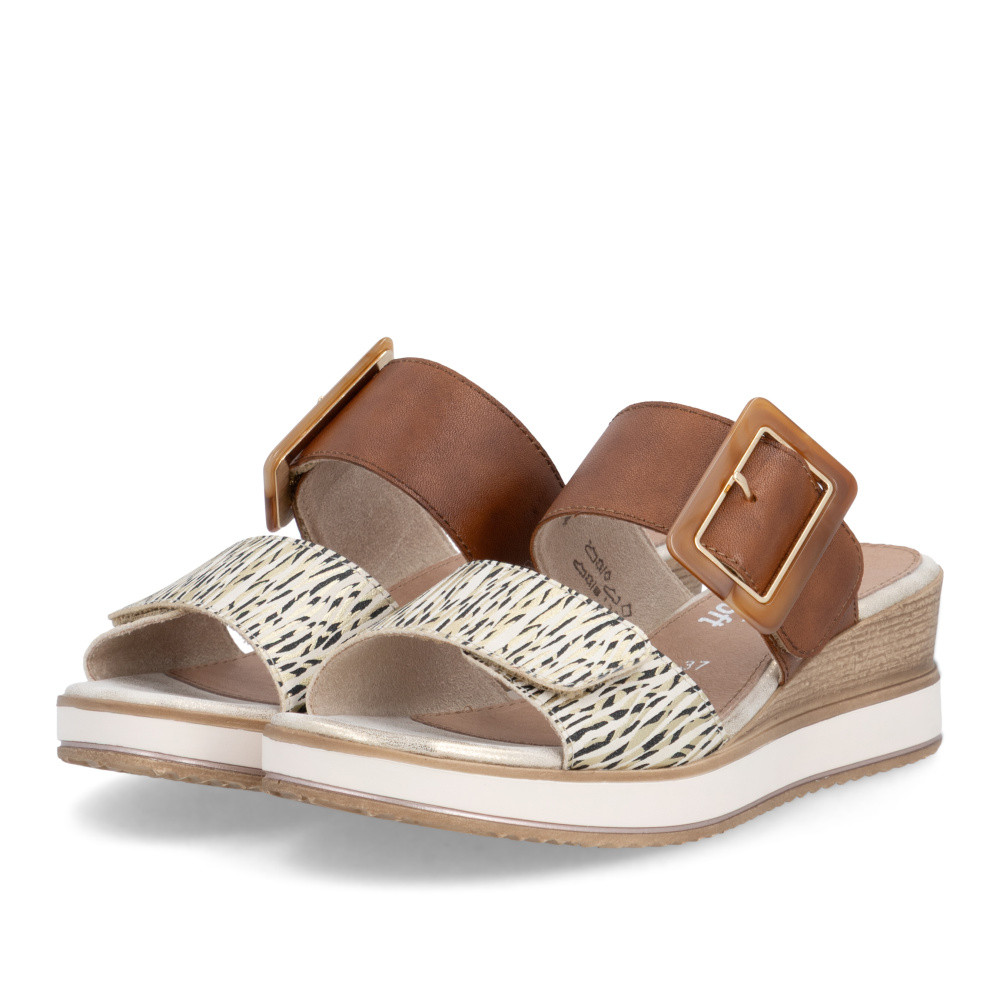 detail Dámské nazouváky REMONTE D6463-24 hnědá S6