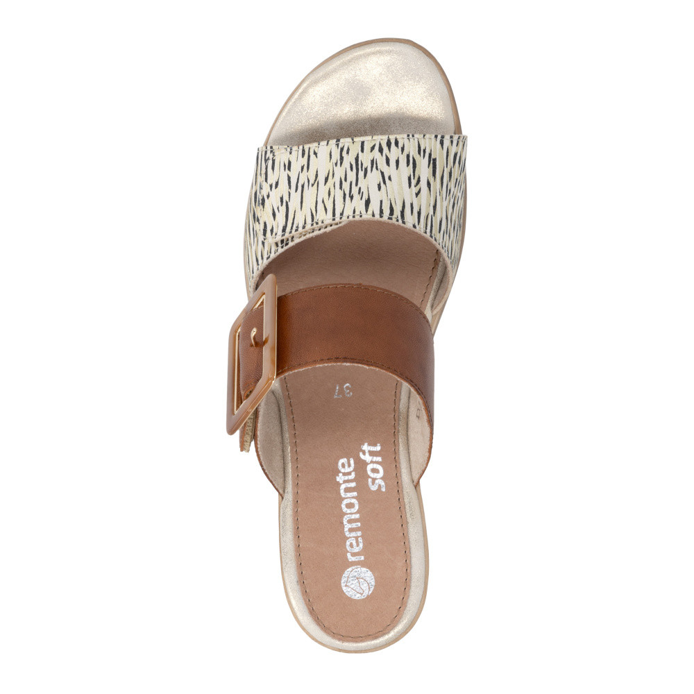 detail Dámské nazouváky REMONTE D6463-24 hnědá S6