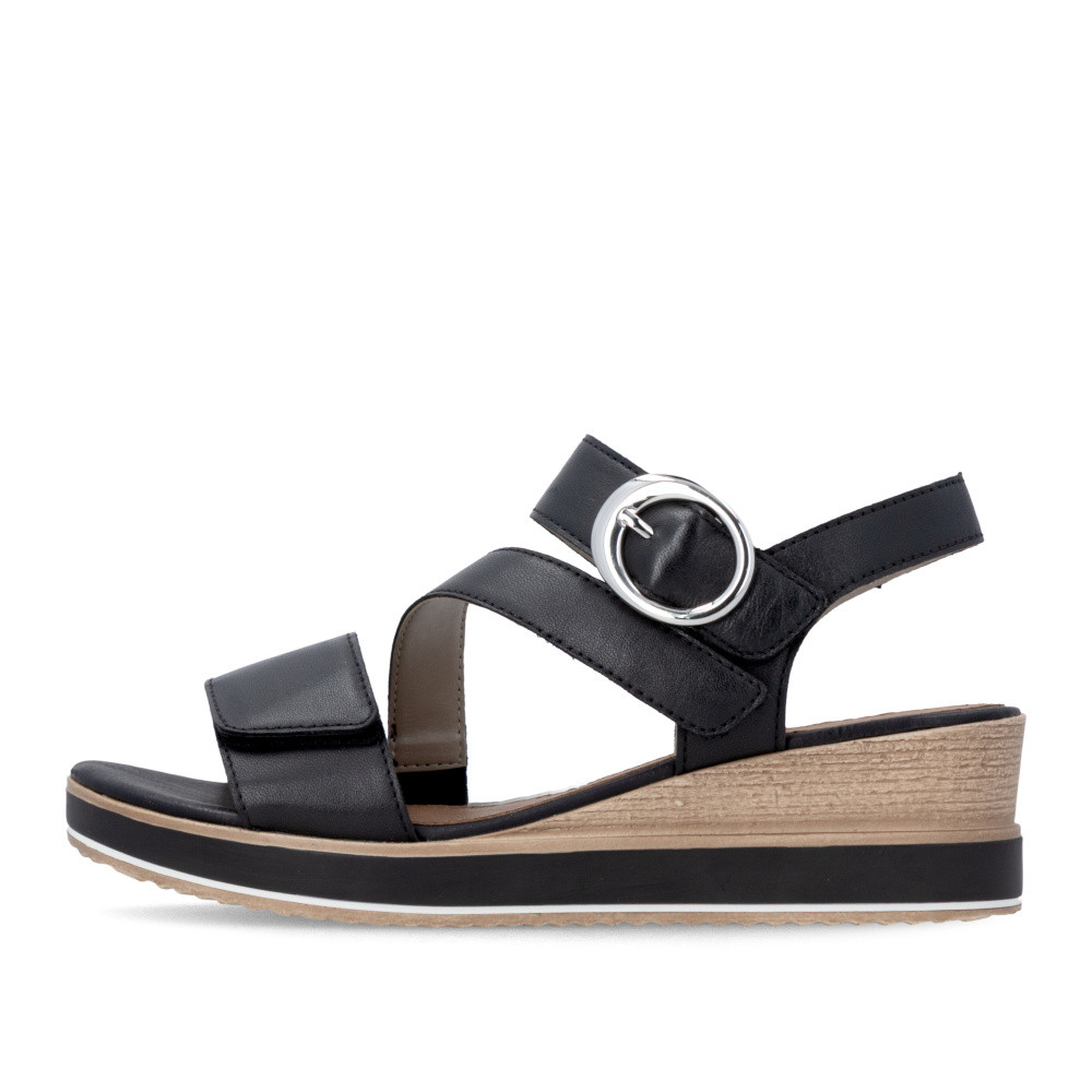 detail Dámské sandály REMONTE D6466-00 černá S6