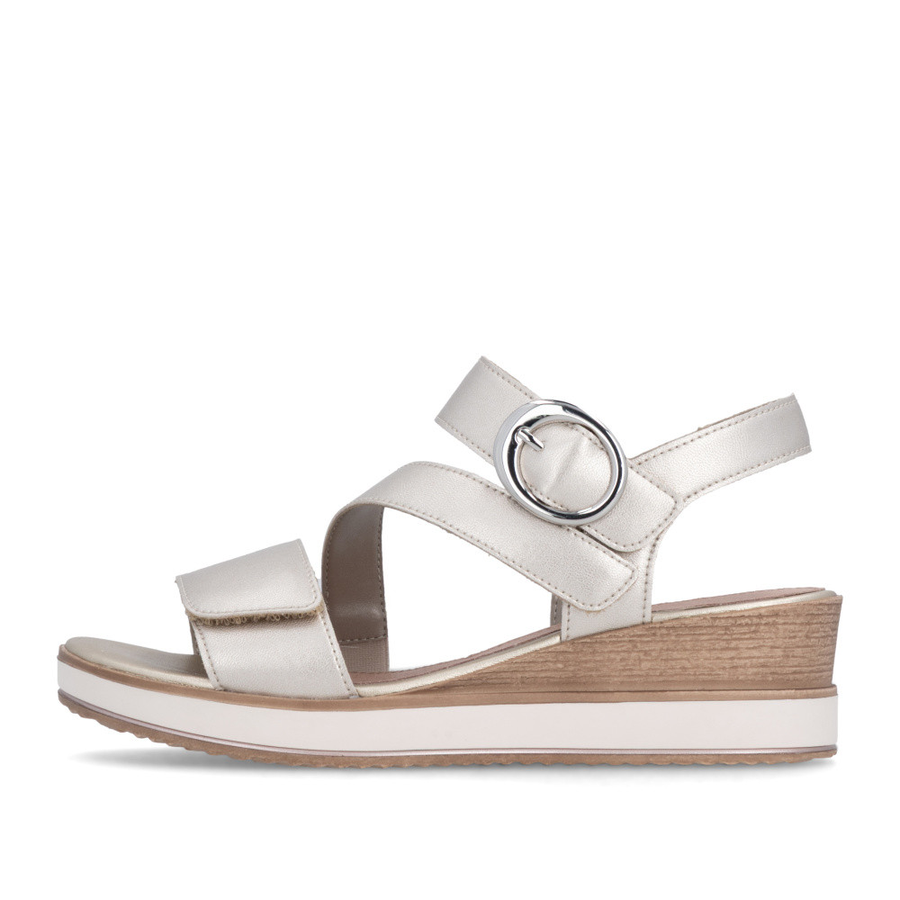 detail Dámské sandály REMONTE D6466-90 zlatá S6