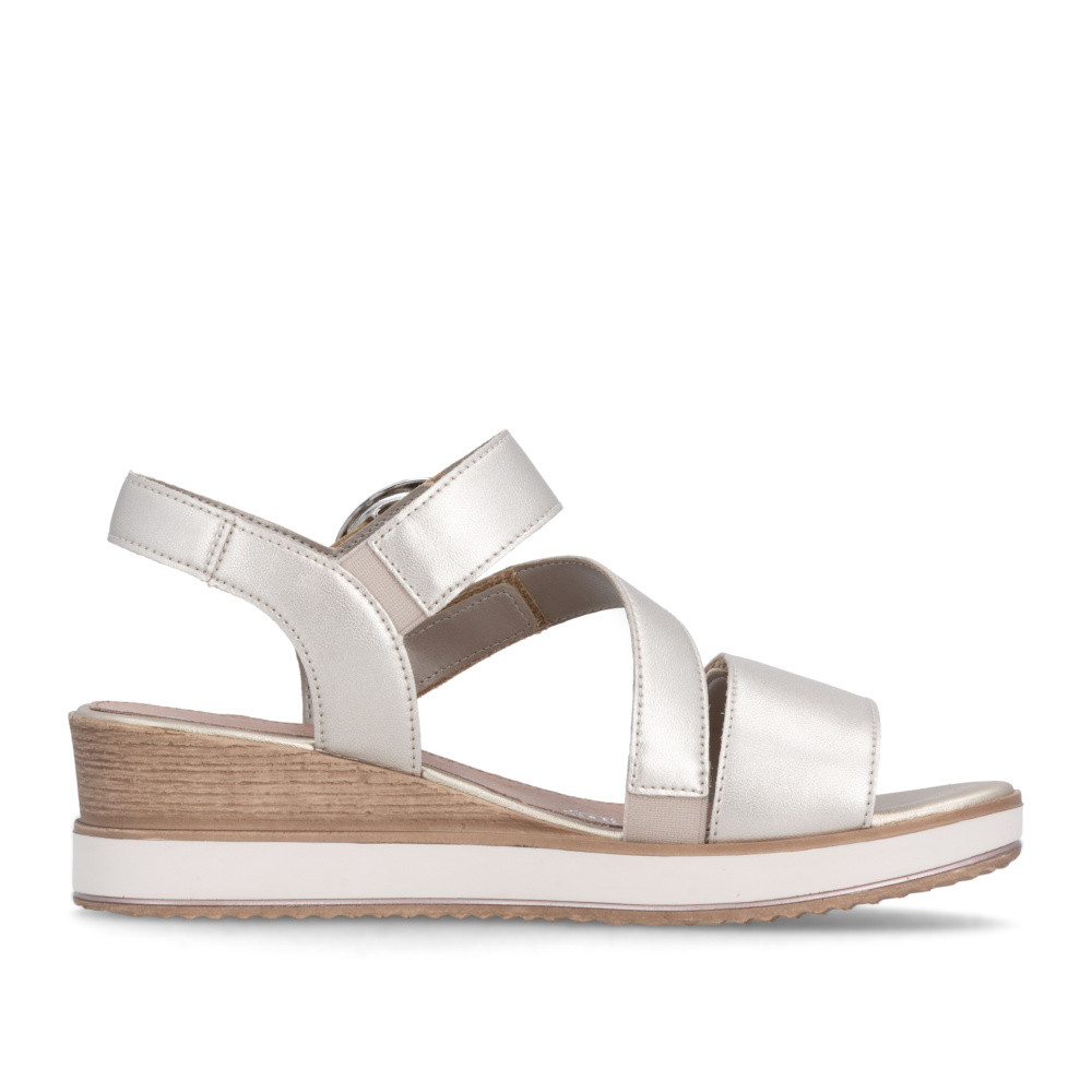 detail Dámské sandály REMONTE D6466-90 zlatá S6