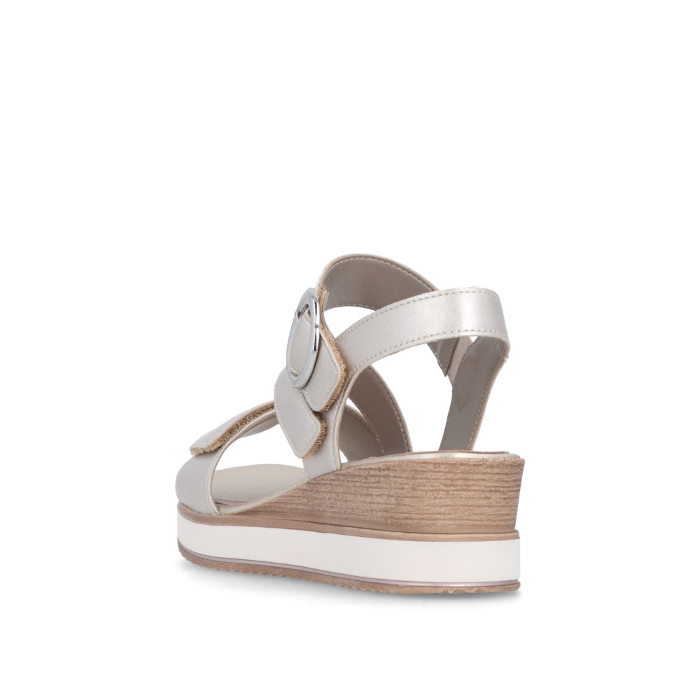 detail Dámské sandály REMONTE D6466-90 zlatá S6