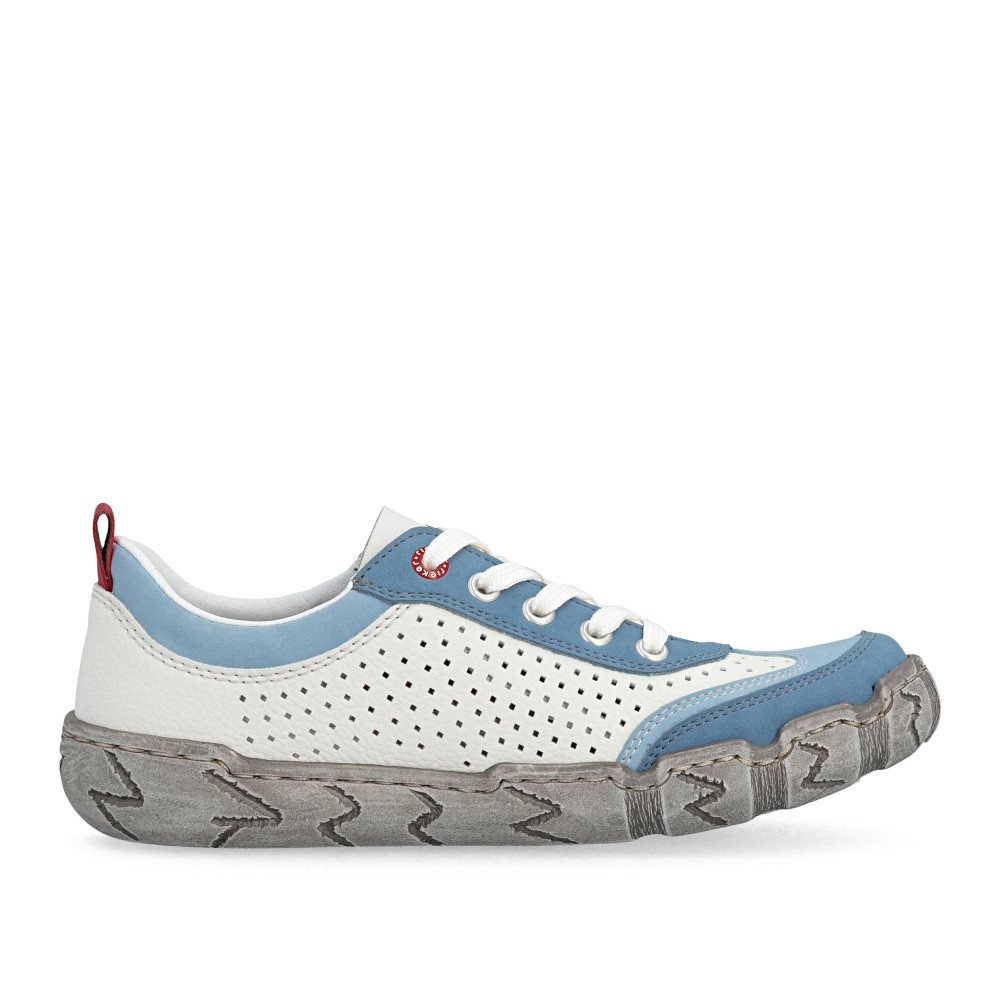 detail Dámské polobotky RIEKER L0307-80 bílá S6