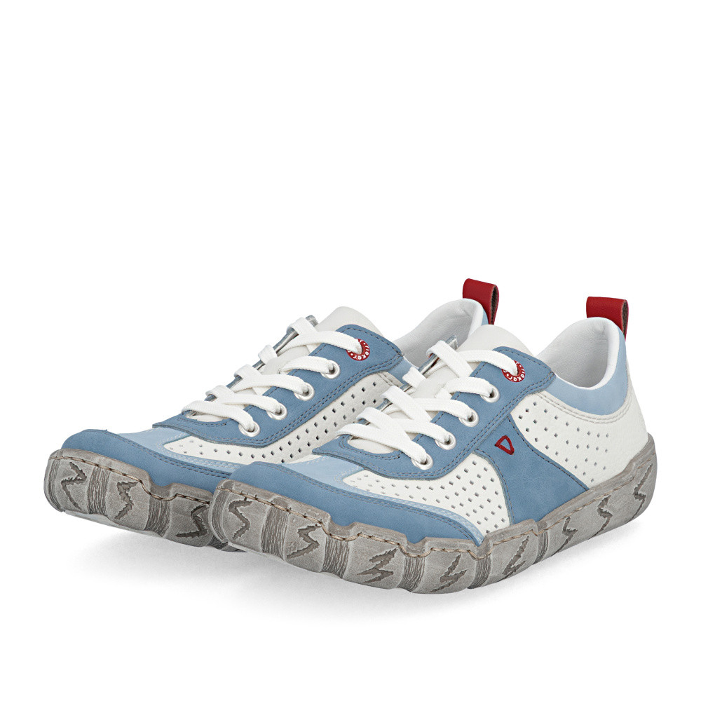 detail Dámské polobotky RIEKER L0307-80 bílá S6