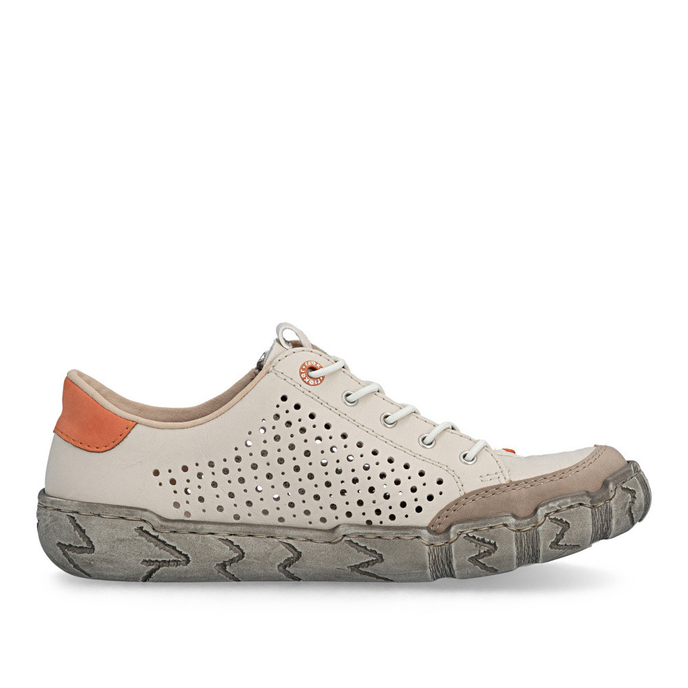 detail Dámské polobotky RIEKER L0355-61 béžová S6