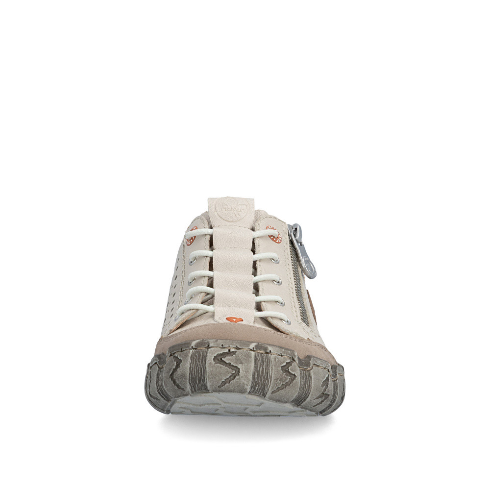 detail Dámské polobotky RIEKER L0355-61 béžová S6