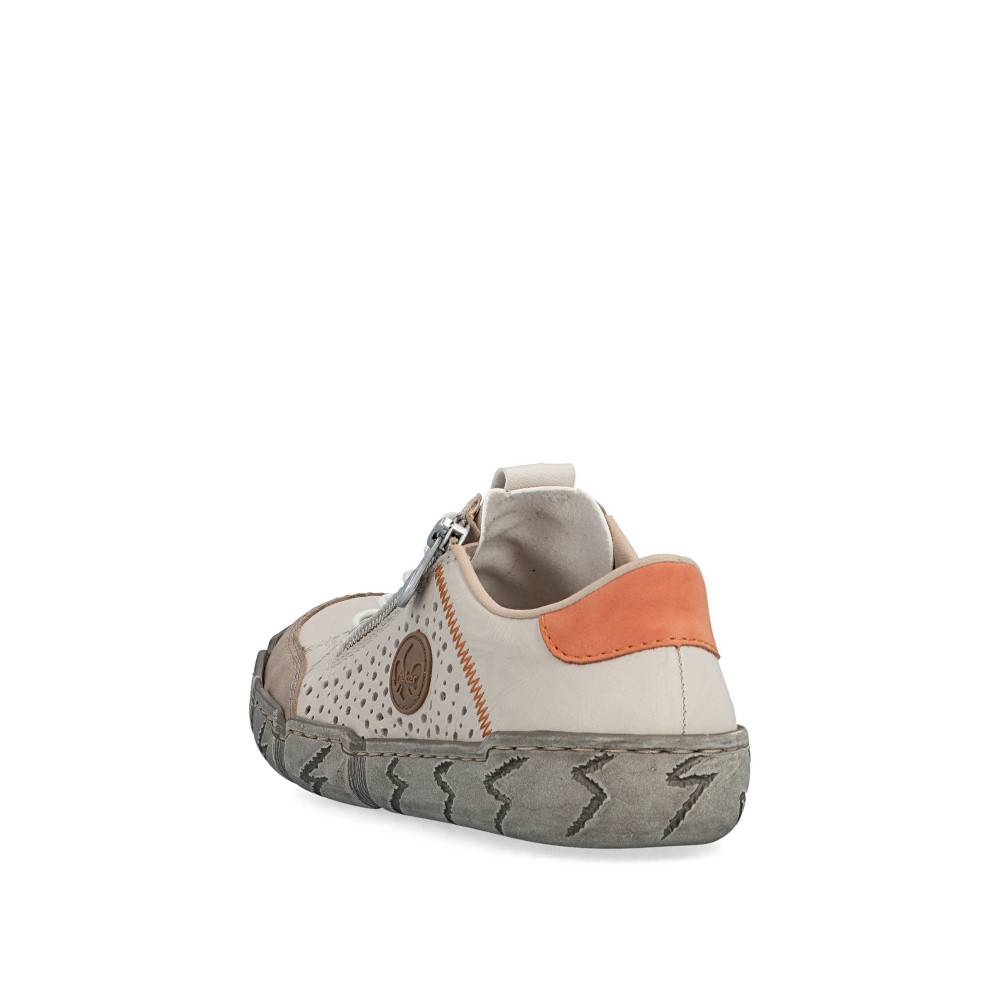 detail Dámské polobotky RIEKER L0355-61 béžová S6