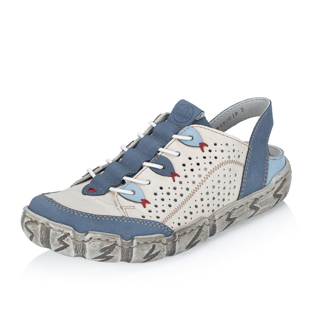 detail Dámské sandály RIEKER L0375-91 béžová S6