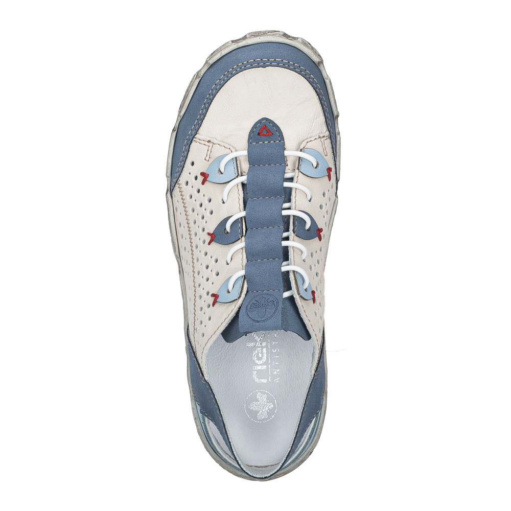 detail Dámské sandály RIEKER L0375-91 béžová S6