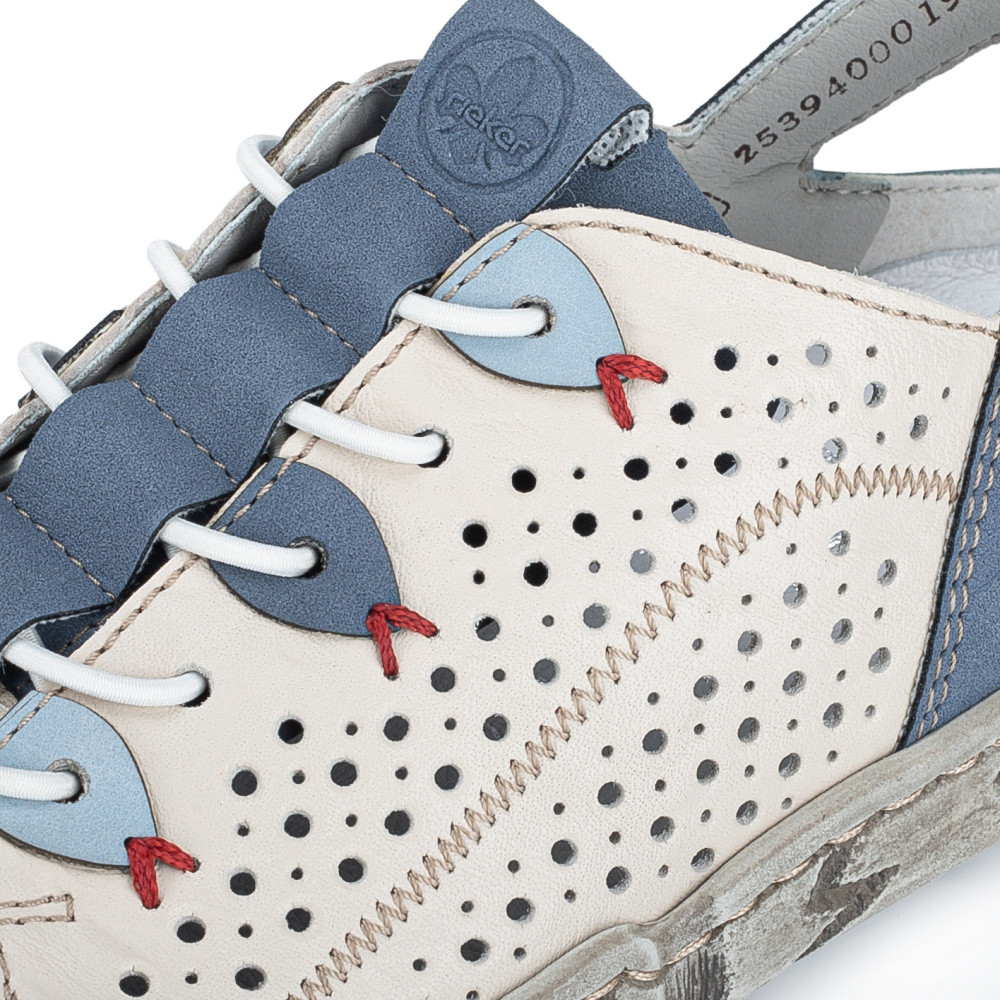 detail Dámské sandály RIEKER L0375-91 béžová S6