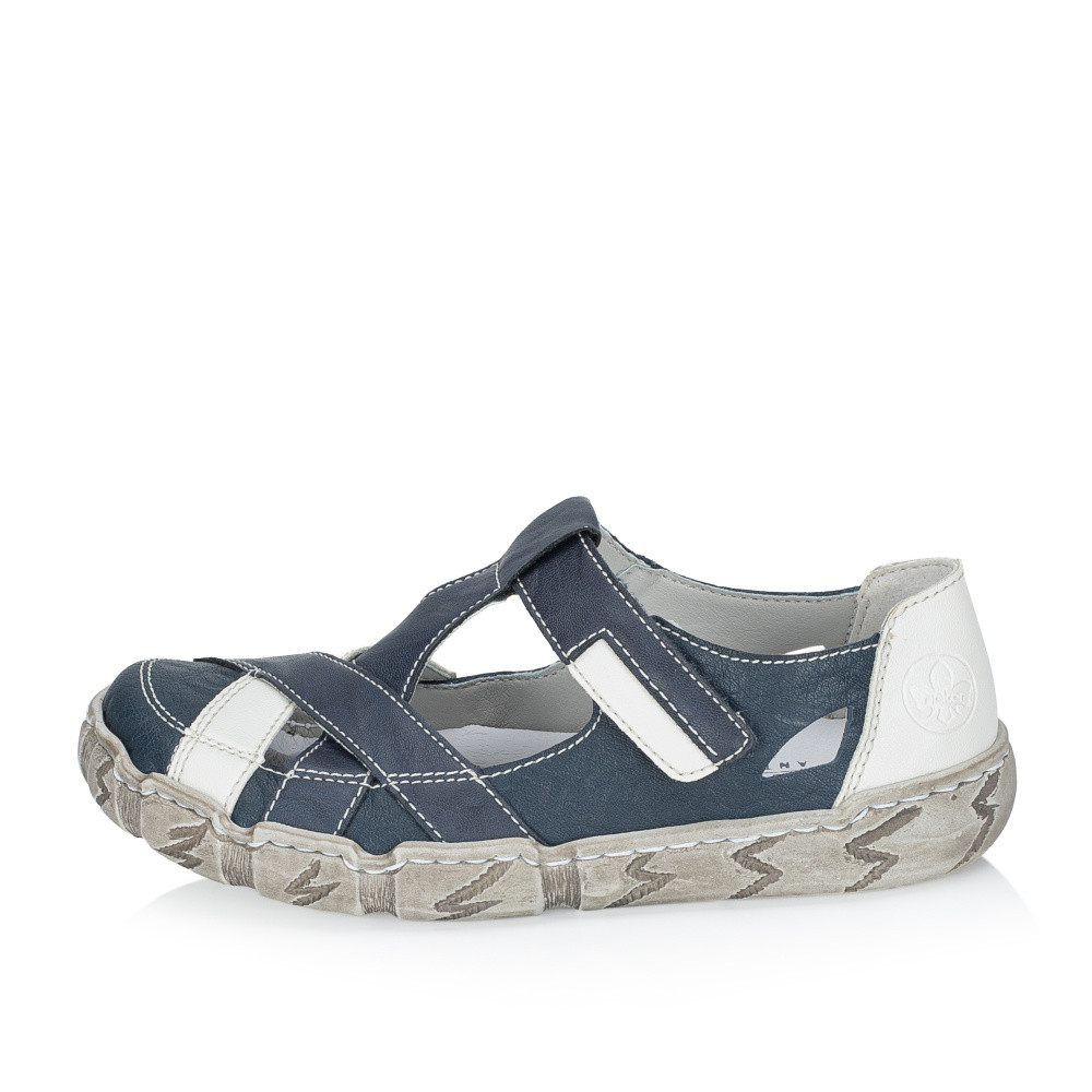 detail Dámské sandály RIEKER L0378-14 modrá S6