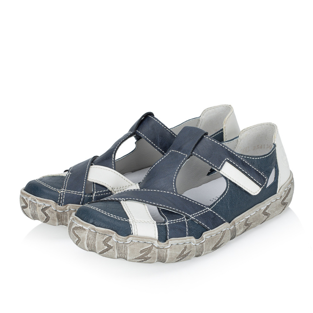 detail Dámské sandály RIEKER L0378-14 modrá S6