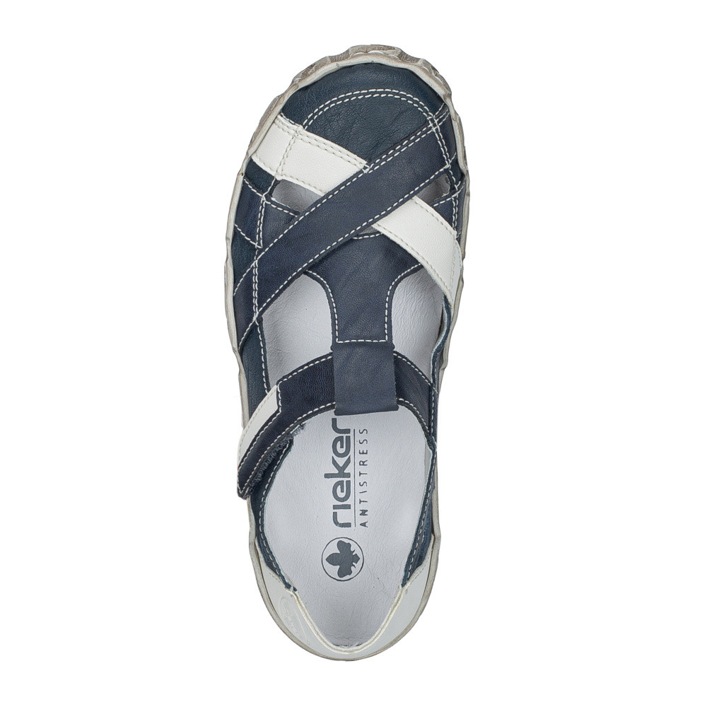 detail Dámské sandály RIEKER L0378-14 modrá S6