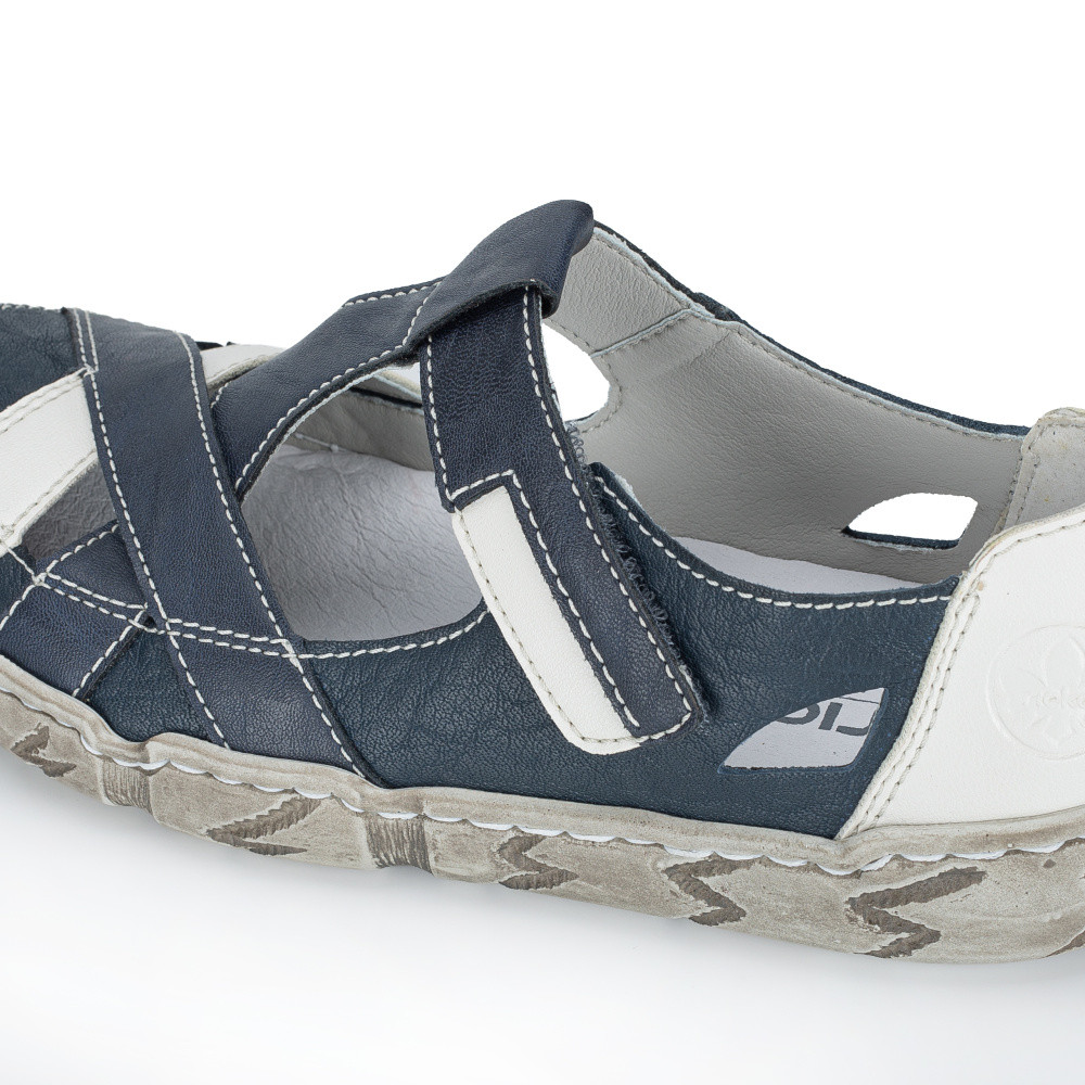 detail Dámské sandály RIEKER L0378-14 modrá S6