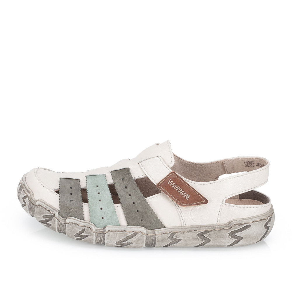 detail Dámské sandály RIEKER L0379-90 béžová S6