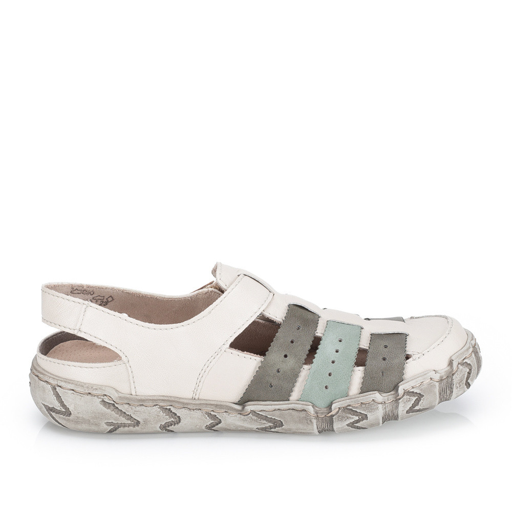 detail Dámské sandály RIEKER L0379-90 béžová S6