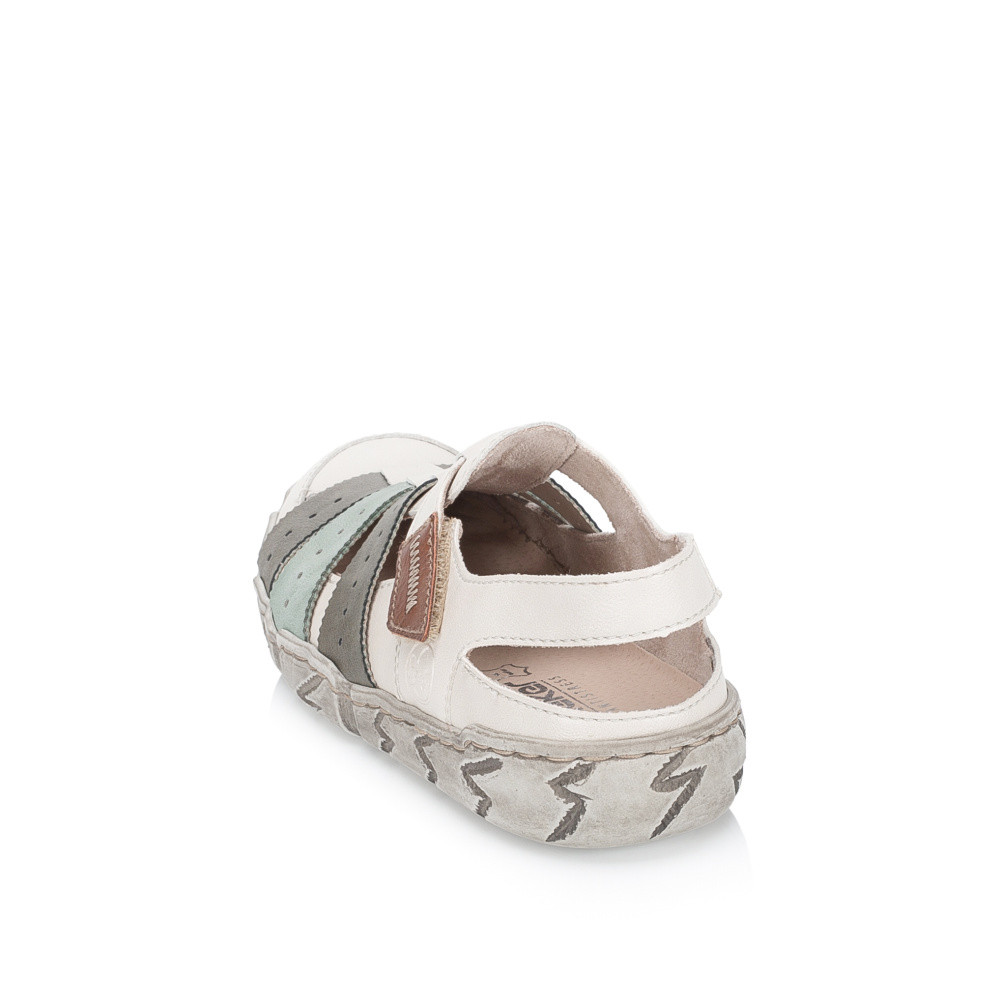 detail Dámské sandály RIEKER L0379-90 béžová S6