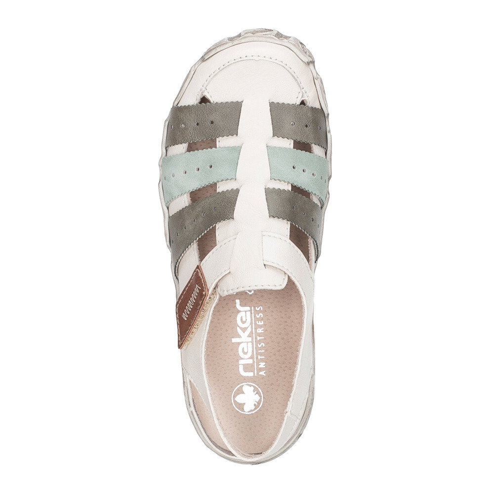 detail Dámské sandály RIEKER L0379-90 béžová S6