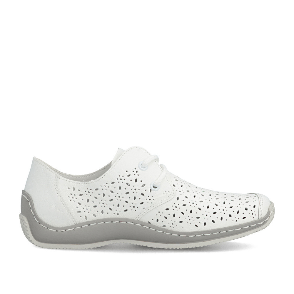 detail Dámské polobotky RIEKER L1722-80 bílá S6