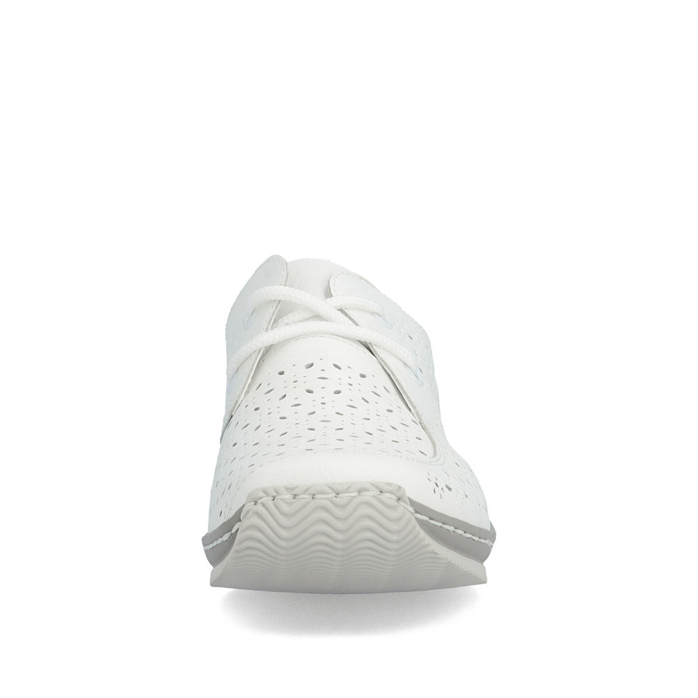 detail Dámské polobotky RIEKER L1722-80 bílá S6