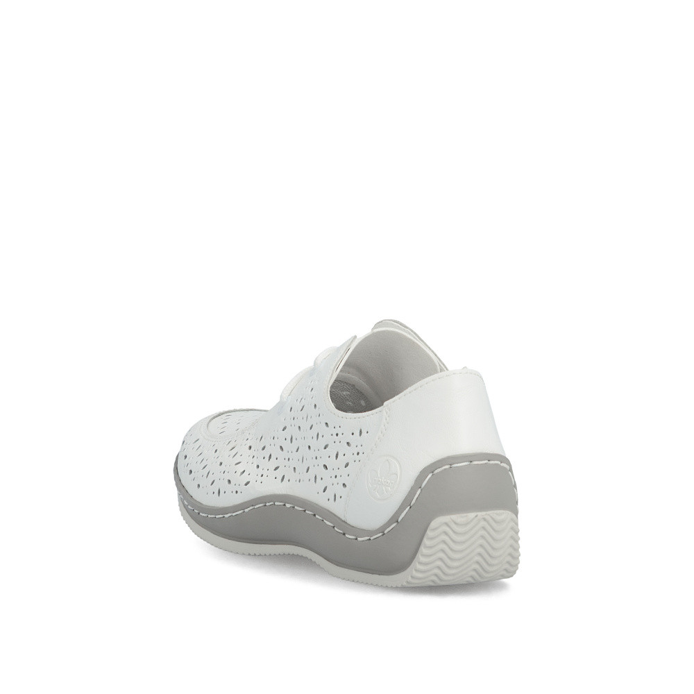 detail Dámské polobotky RIEKER L1722-80 bílá S6