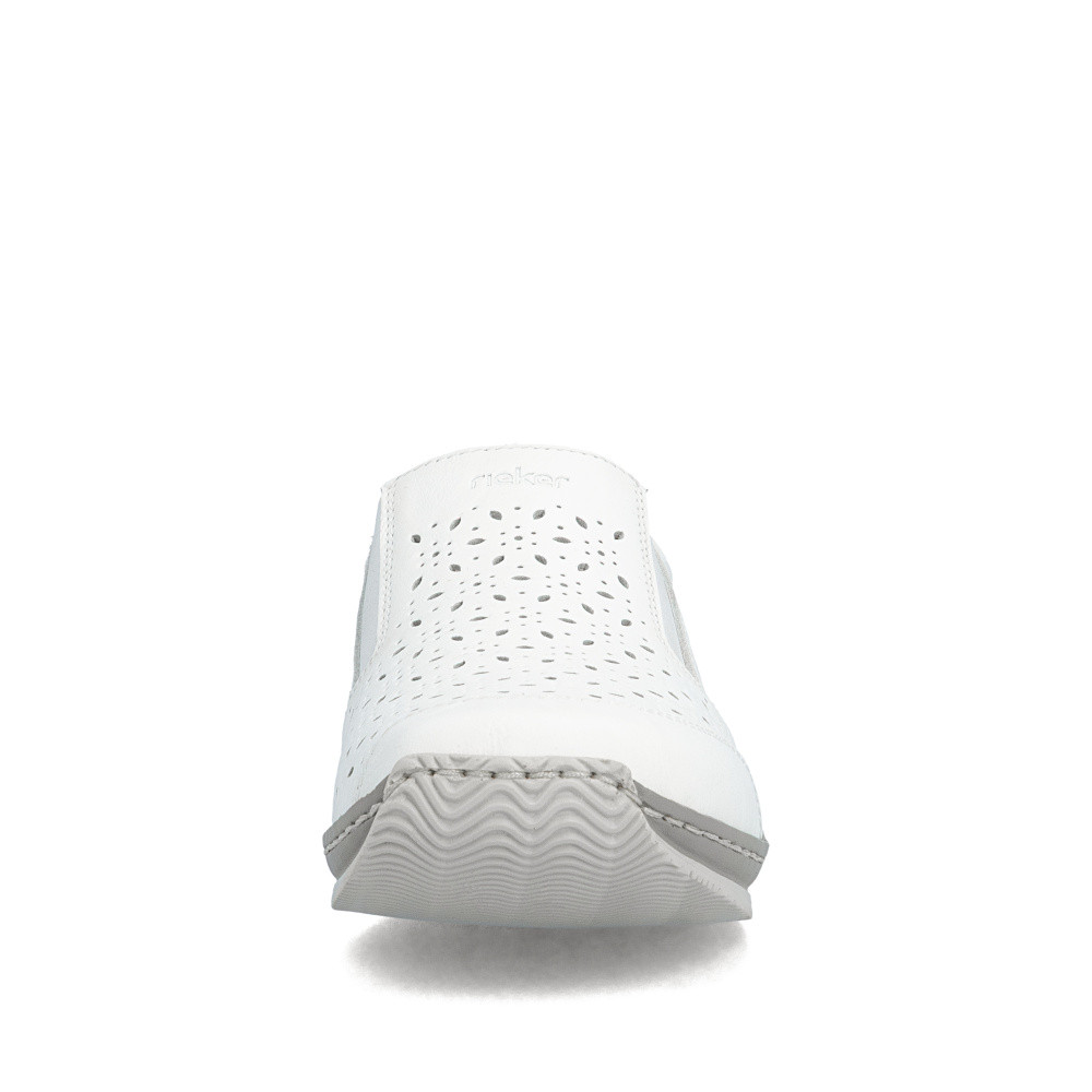 detail Dámské mokasíny RIEKER L1756-80 bílá S6