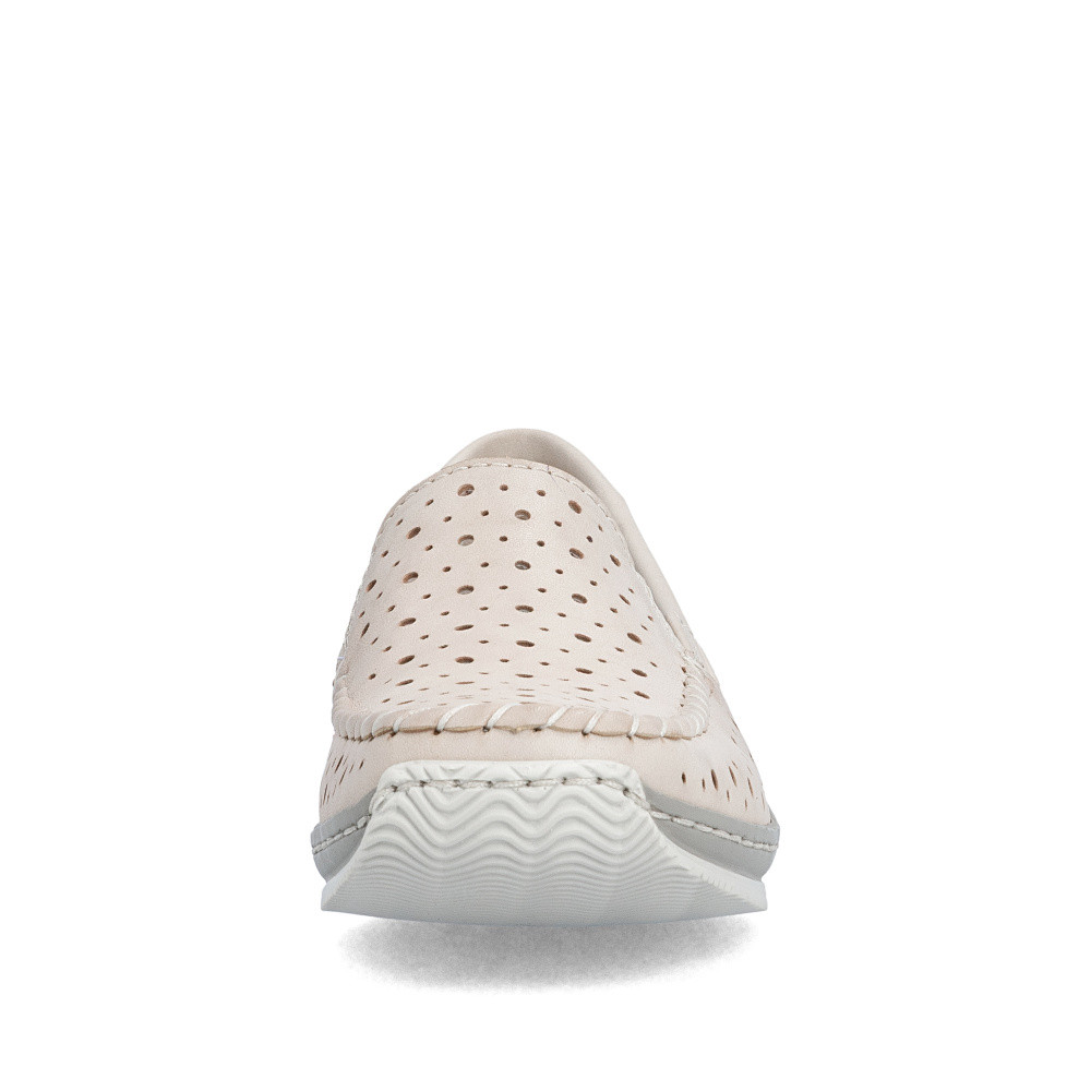 detail Dámské mokasíny RIEKER L1767-60 béžová S6