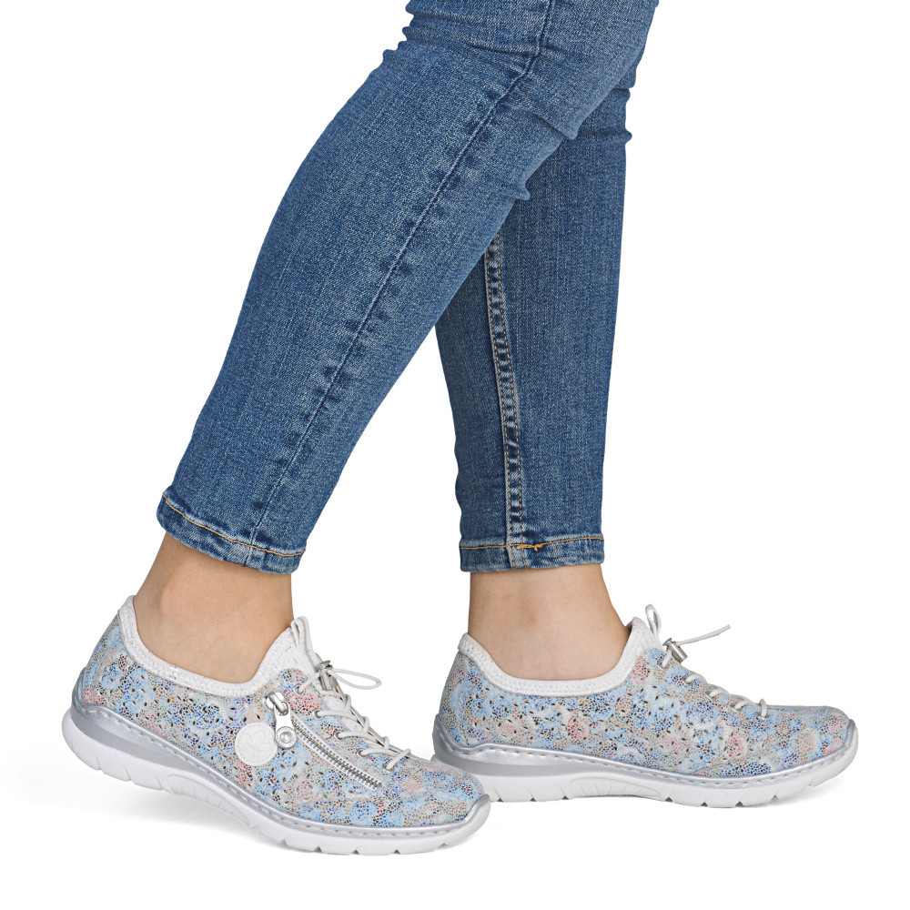 detail Dámské polobotky RIEKER L3252-91 modrá S6