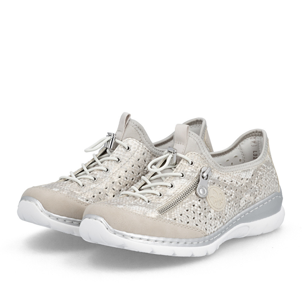 detail Dámské polobotky RIEKER L3252-92 béžová S6