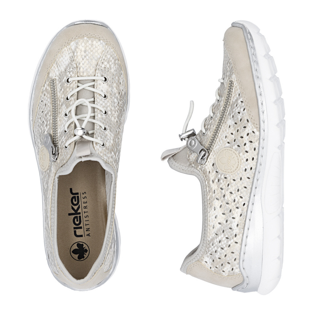 detail Dámské polobotky RIEKER L3252-92 béžová S6