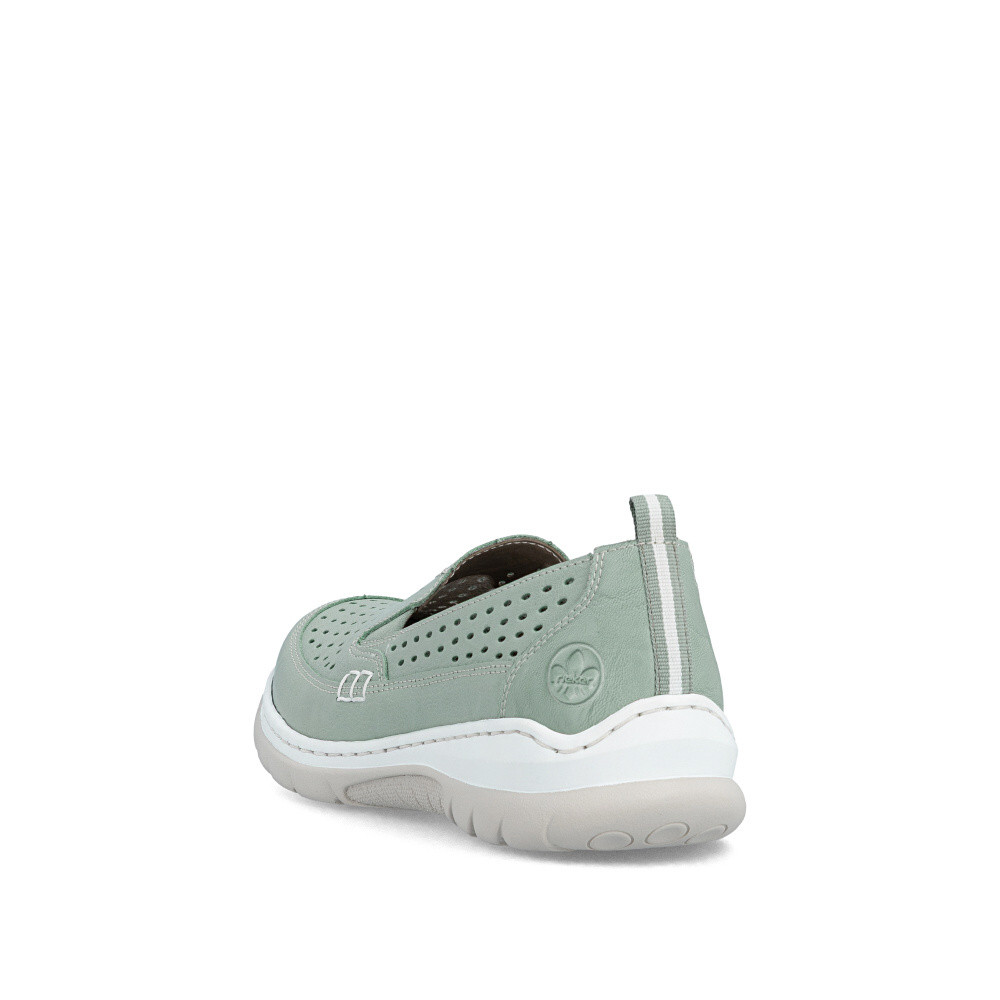 detail Dámske mokasíny RIEKER L32F4-52 zelená S6