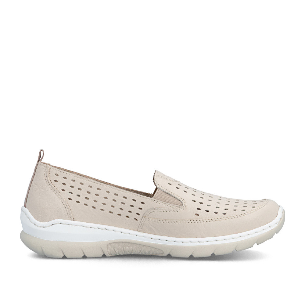 detail Dámské mokasíny RIEKER L32F4-60 béžová S6