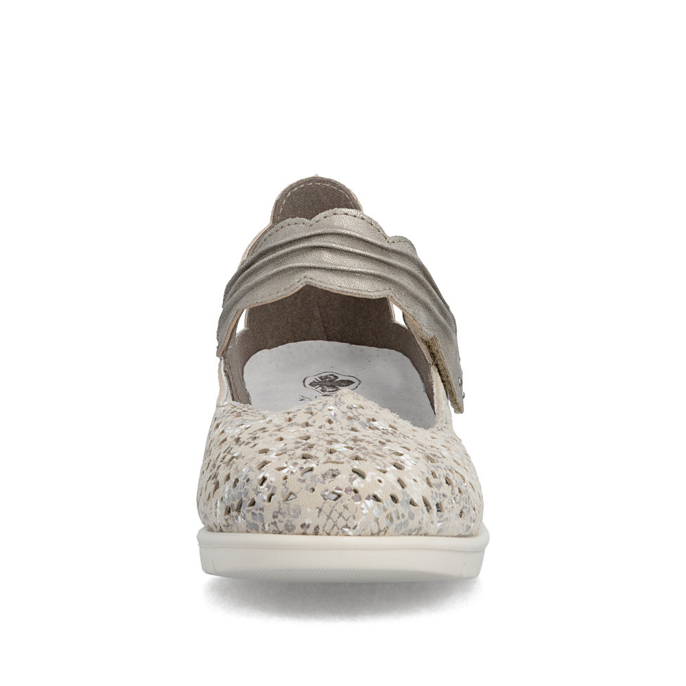 detail Dámské baleríny RIEKER L5359-90 béžová S6