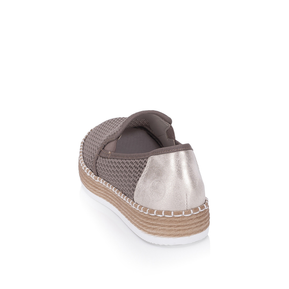 detail Dámské mokasíny RIEKER L7873-64 hnědá S6