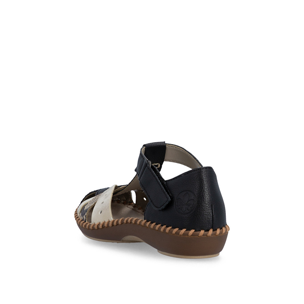 detail Dámské sandály RIEKER M1655-00 černá S6