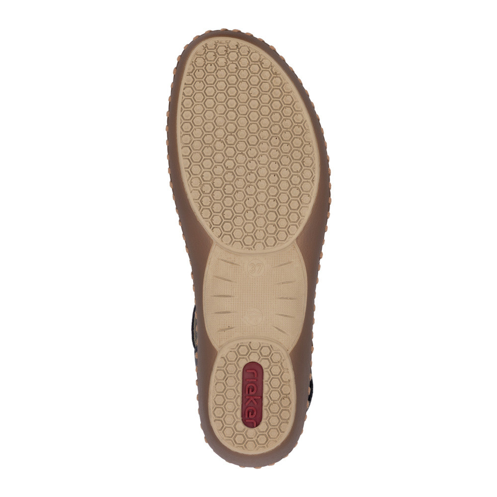 detail Dámské sandály RIEKER M1655-00 černá S6