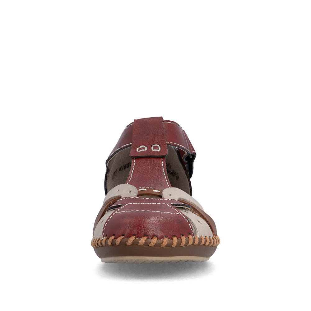 detail Dámské sandály RIEKER M1655-34 červená S6