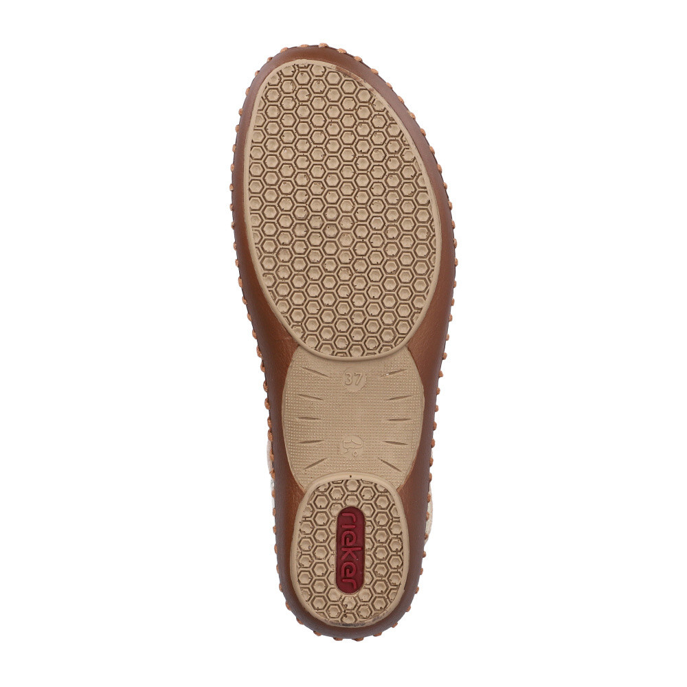 detail Dámské sandály RIEKER M1655-62 béžová S6