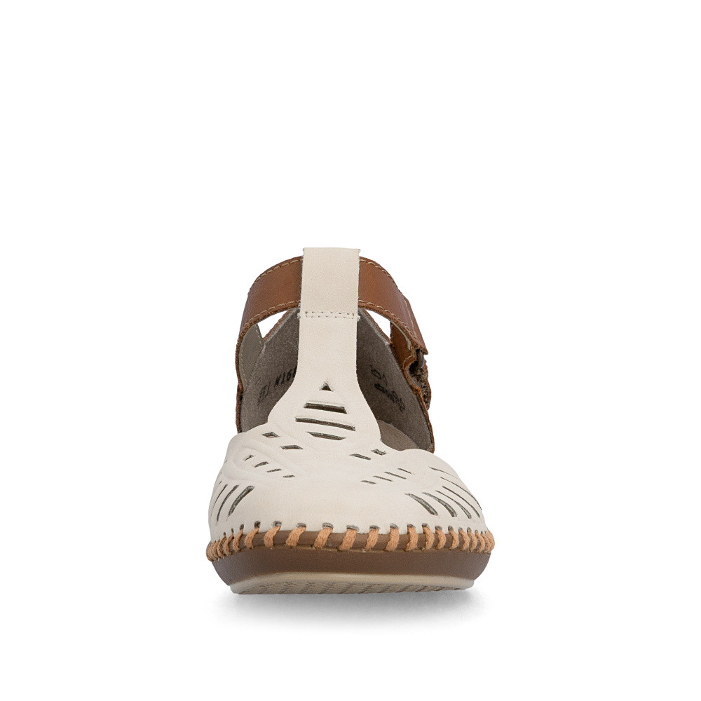 detail Dámské sandály RIEKER M1688-60 béžová S6