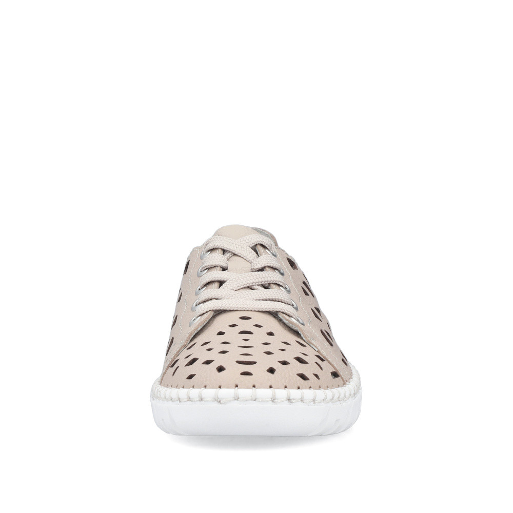 detail Dámské polobotky RIEKER M2315-60 béžová S6