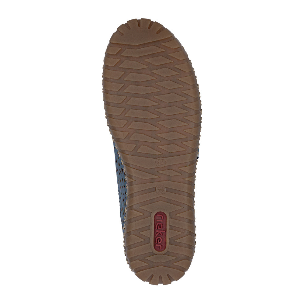 detail Dámské polobotky RIEKER M2856-12 modrá S6